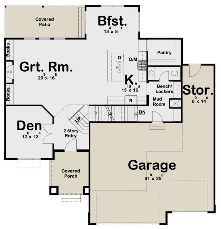 House Plan House Plan #23983 Drawing 1