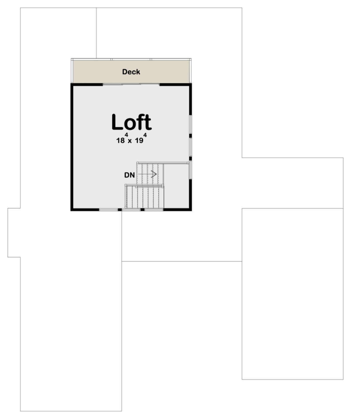 Loft for House Plan #963-00374