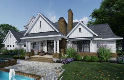 Modern Farmhouse House Plan #9401-00106 Elevation Photo