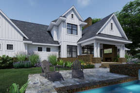 Modern Farmhouse House Plan #9401-00106 Elevation Photo