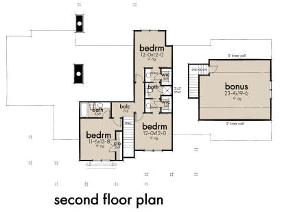 Second Floor for House Plan #9401-00106