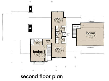 Second Floor for House Plan #9401-00106