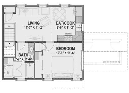 Main Floor for House Plan #425-00024