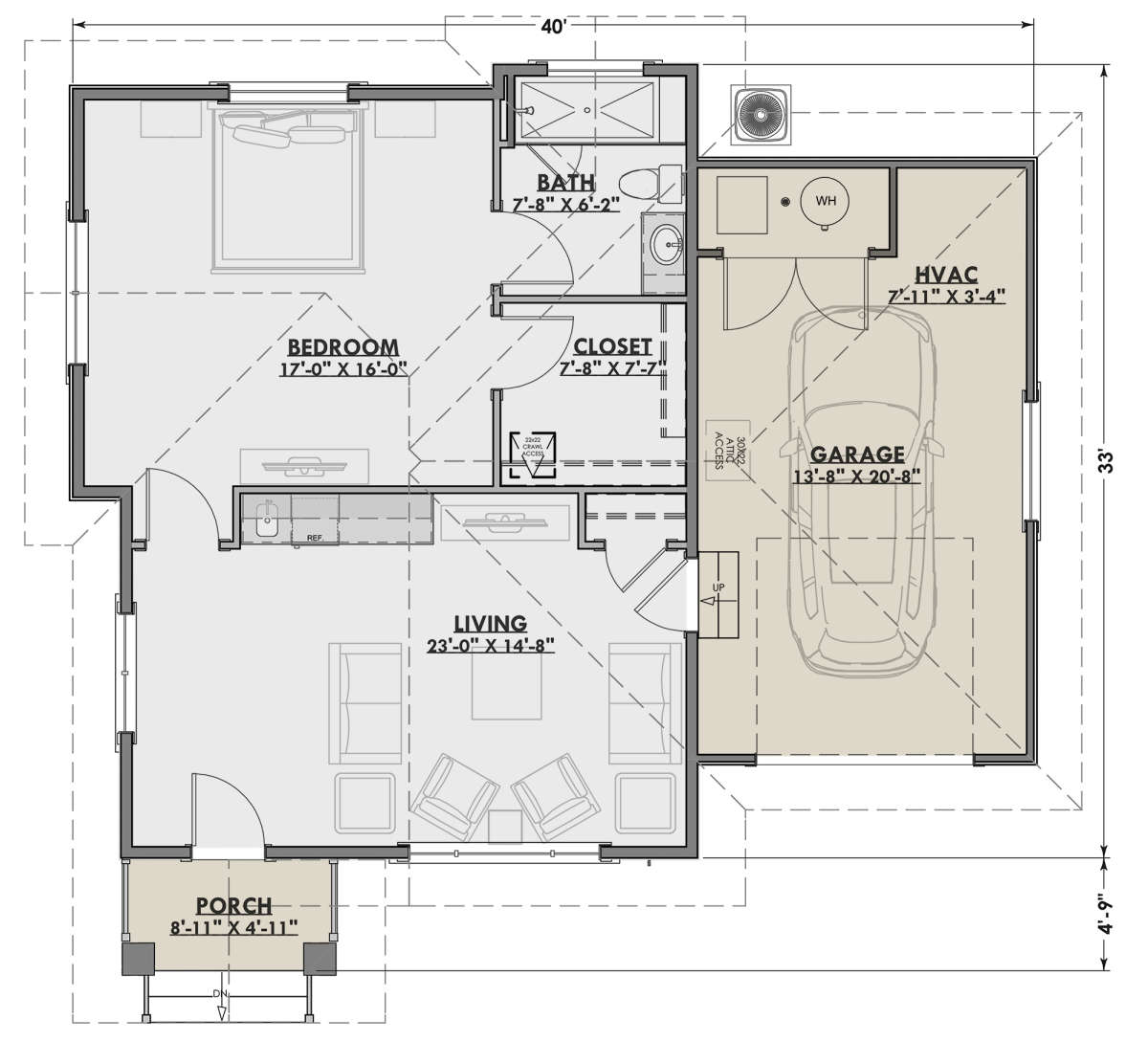 Main Floor for House Plan #425-00025