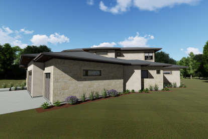 Prairie House Plan #425-00026 Elevation Photo