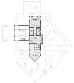 Second Floor for House Plan #425-00026