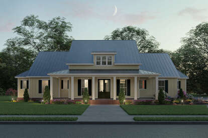 Modern Farmhouse House Plan #4534-00019 Elevation Photo