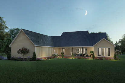 Modern Farmhouse House Plan #4534-00019 Elevation Photo