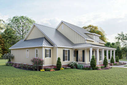 Modern Farmhouse House Plan #4534-00019 Elevation Photo