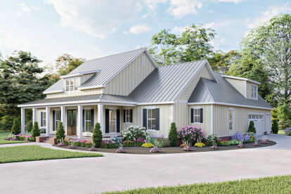 Modern Farmhouse House Plan #4534-00019 Elevation Photo