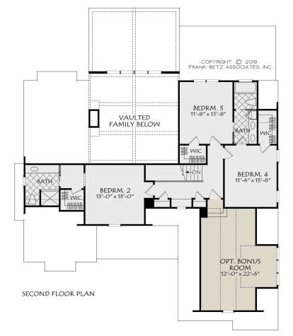 Second Floor for House Plan #8594-00417