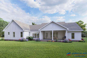Modern Farmhouse House Plan #041-00204 Elevation Photo