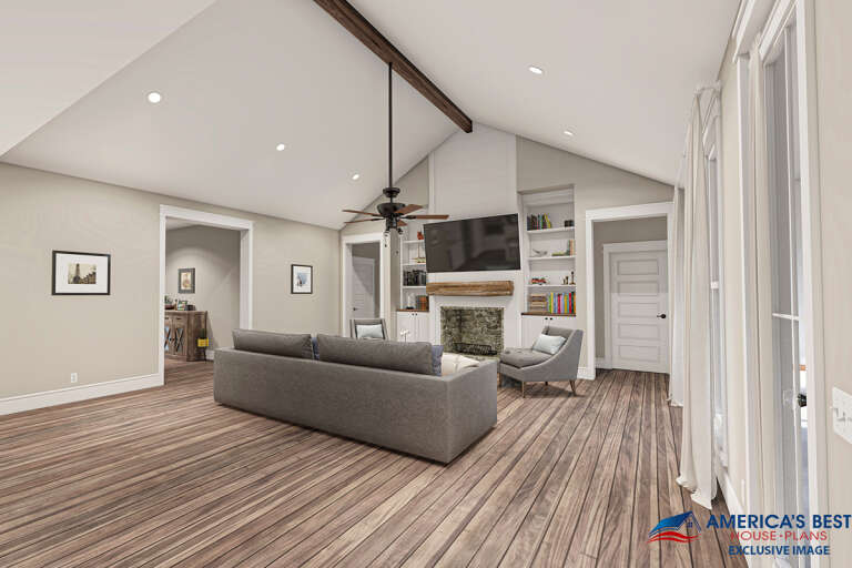 Modern Farmhouse House Plan #041-00204 Additional Photo
