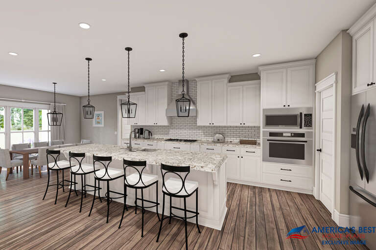 Modern Farmhouse House Plan #041-00204 Additional Photo
