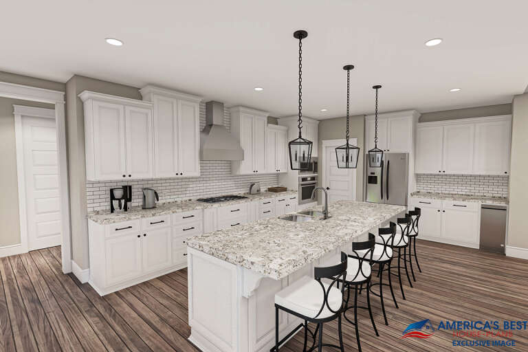 Modern Farmhouse House Plan #041-00204 Additional Photo
