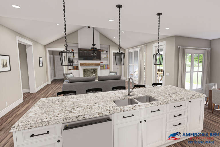 Modern Farmhouse House Plan #041-00204 Additional Photo