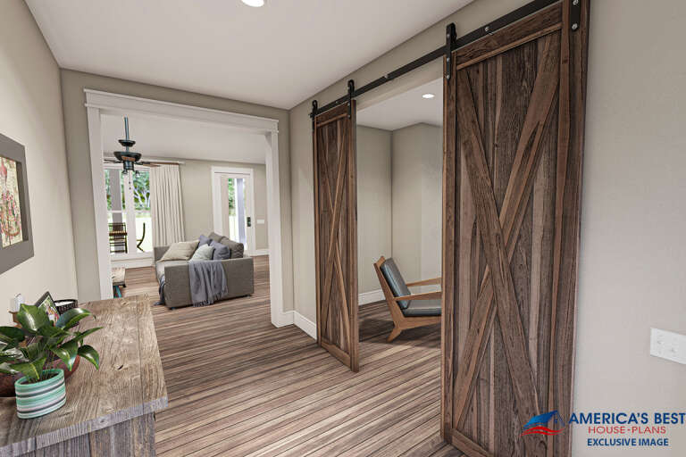 Modern Farmhouse House Plan #041-00204 Additional Photo