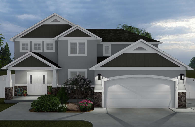 House Plan House Plan #23994 Front Elevation 
