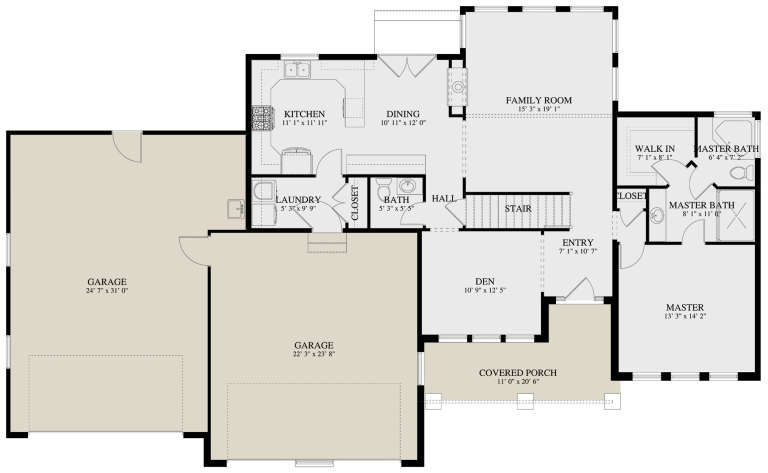 House Plan House Plan #23995 Drawing 1