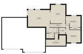 Basement for House Plan #2802-00043