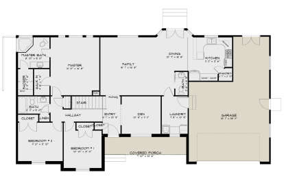 Main Floor for House Plan #2802-00044