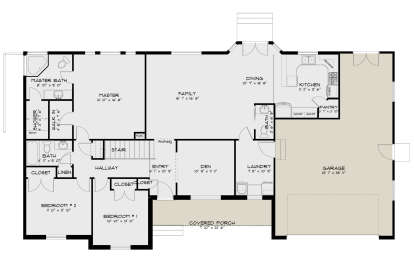 House Plan House Plan #23997 Drawing 1