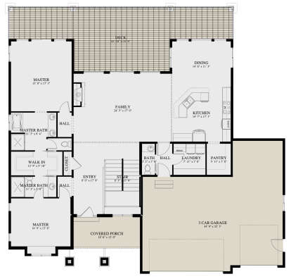 Main Floor for House Plan #2802-00045