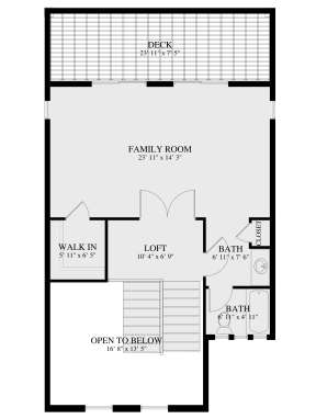 Second Floor for House Plan #2802-00045