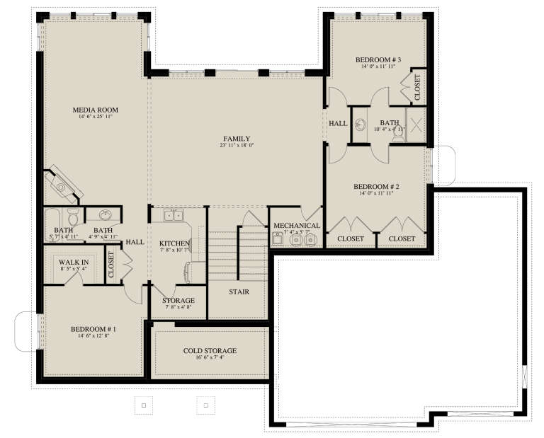 House Plan House Plan #23998 Drawing 3