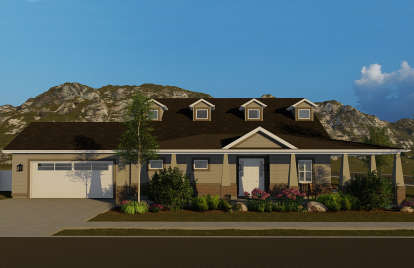 2 Bed, 2 Bath, 2705 Square Foot House Plan - #2802-00046