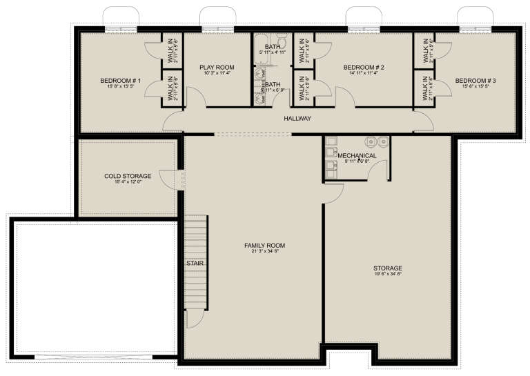 House Plan House Plan #23999 Drawing 2