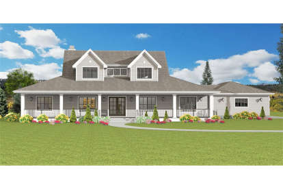 Farmhouse House Plan #3125-00027 Elevation Photo