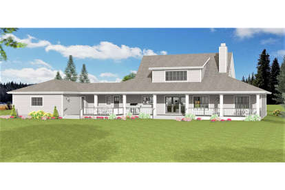 Farmhouse House Plan #3125-00027 Elevation Photo