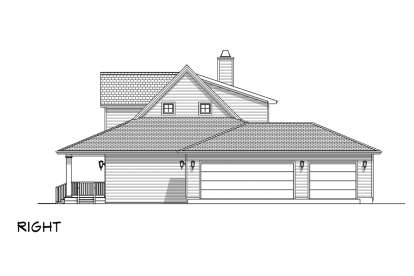 Farmhouse House Plan #3125-00027 Elevation Photo