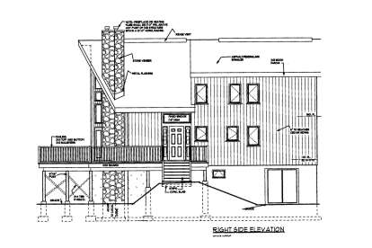 Cabin House Plan #033-00132 Elevation Photo