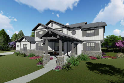 Northwest House Plan #425-00027 Elevation Photo