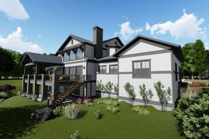 Northwest House Plan #425-00027 Elevation Photo