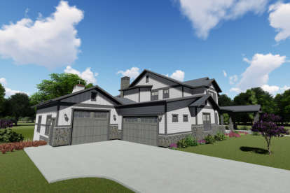 Northwest House Plan #425-00027 Elevation Photo
