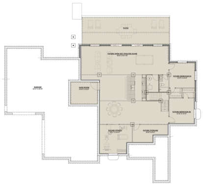 Basement for House Plan #425-00027