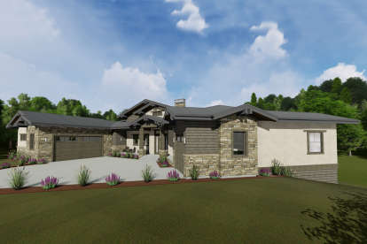 Northwest House Plan #425-00028 Elevation Photo