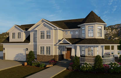 Victorian House Plan #2802-00048 Elevation Photo