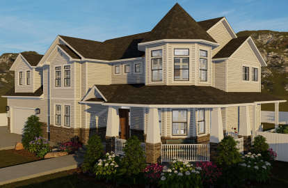 Victorian House Plan #2802-00048 Elevation Photo