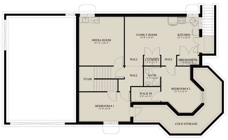 House Plan House Plan #24005 Drawing 3