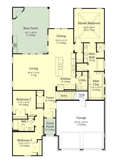 Main Floor for House Plan #7516-00046