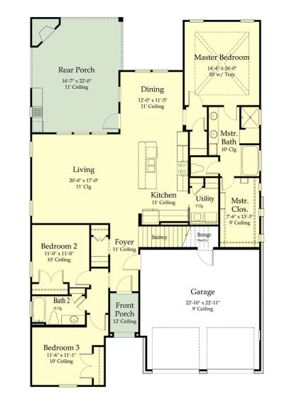 Main Floor for House Plan #7516-00046