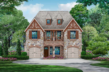 3 Bed, 3 Bath, 3827 Square Foot House Plan - #5445-00353