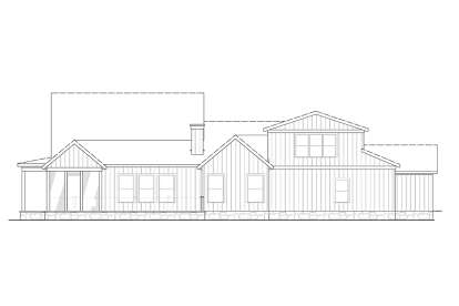 Modern Farmhouse House Plan #699-00257 Elevation Photo
