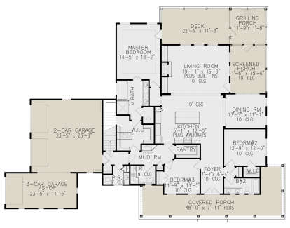 Main Floor for House Plan #699-00257