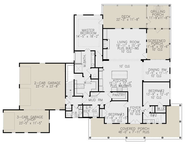 House Plan House Plan #24009 Drawing 1