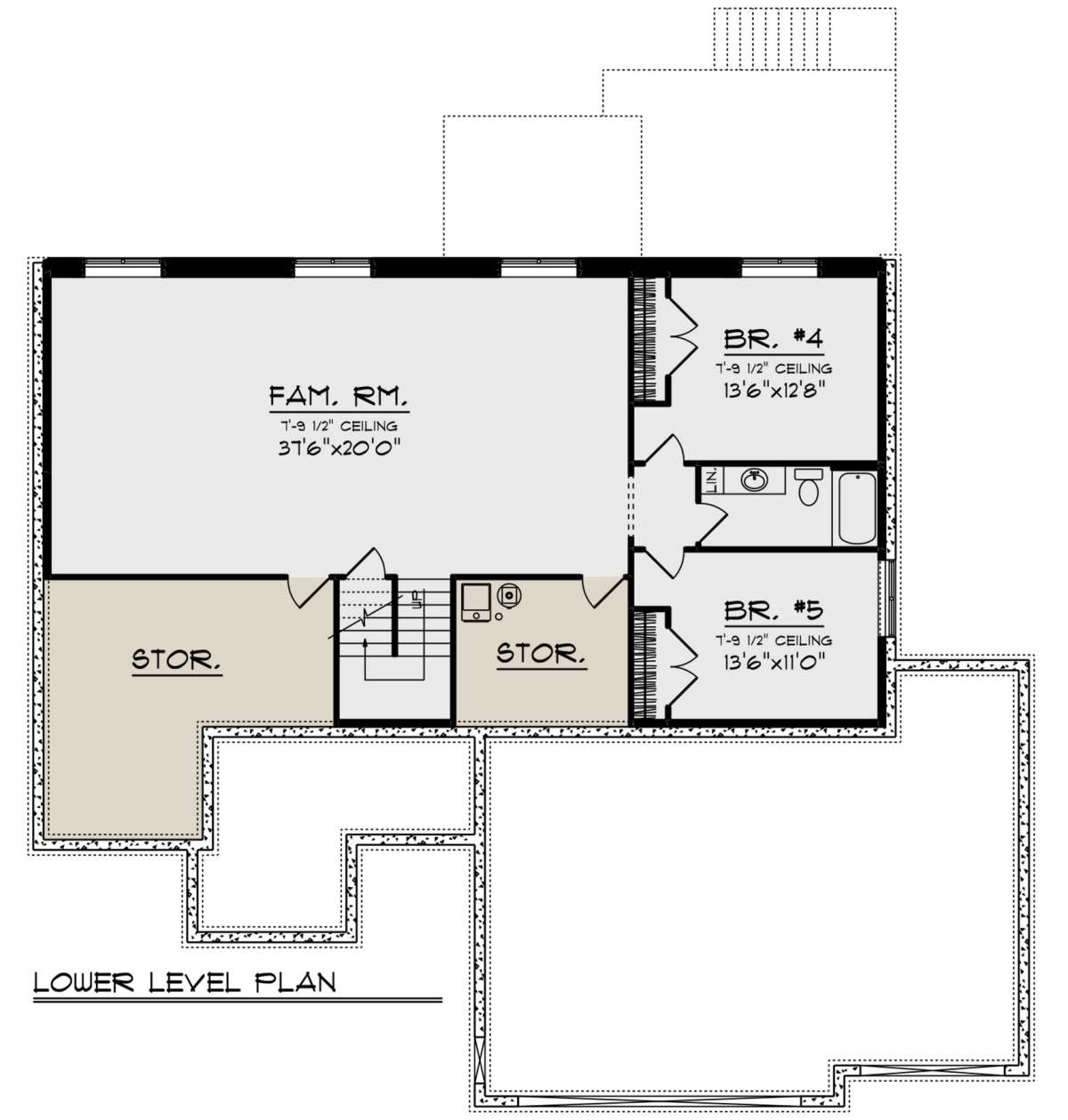 Basement for House Plan #1020-00343